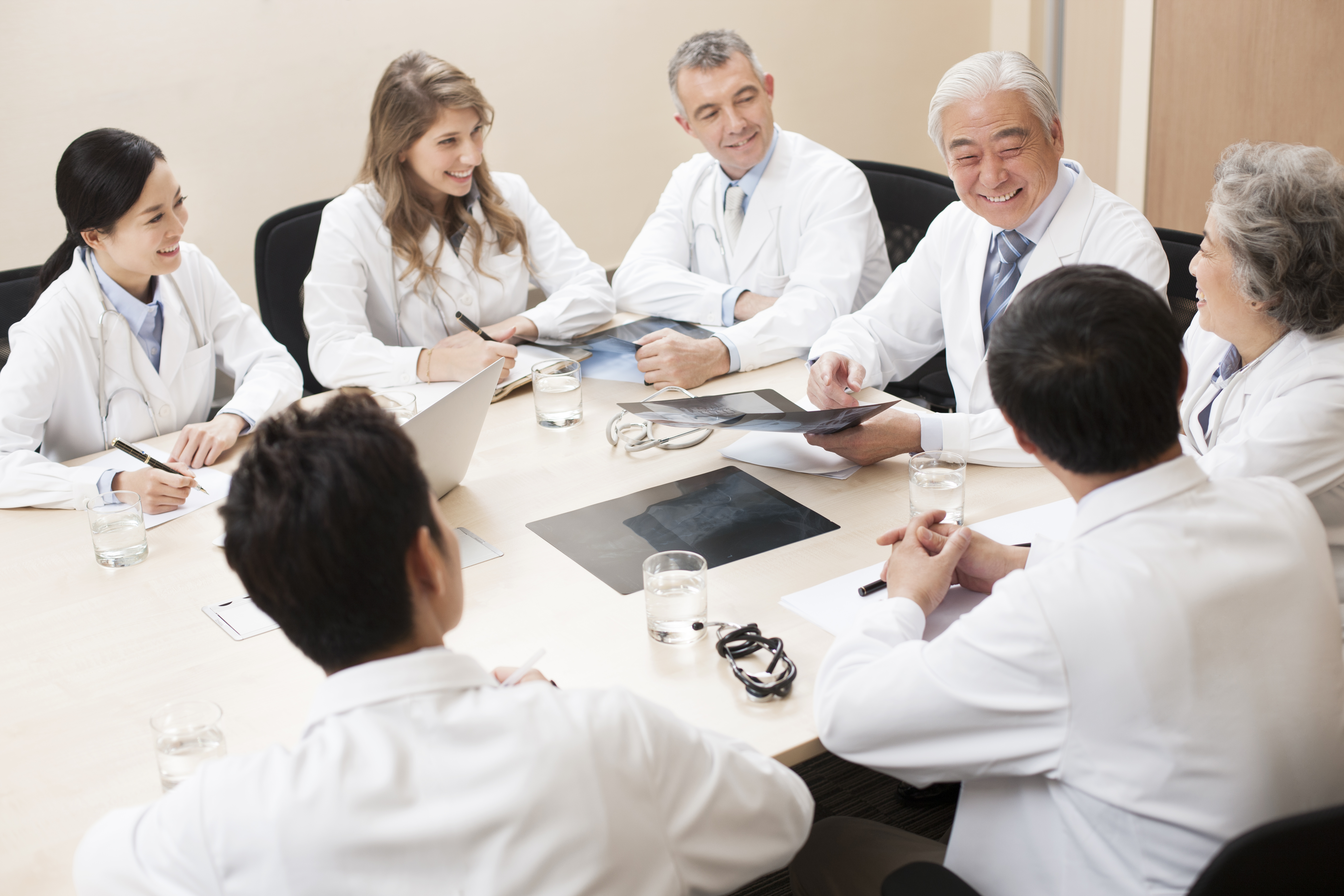 Hospital clinical team supporting facility privileging workflows